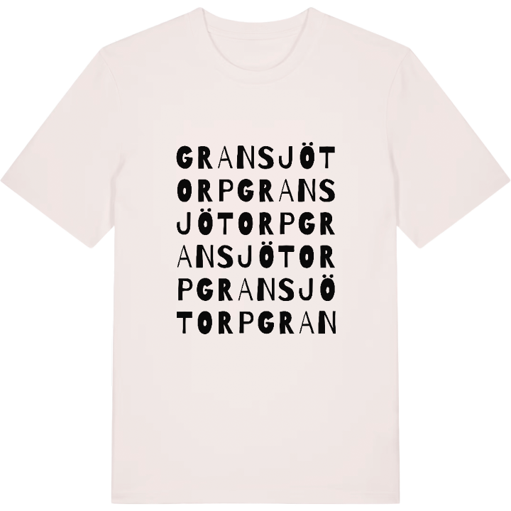 Gransjötorp ordlek t-shirt – t-shirt från PinShirt