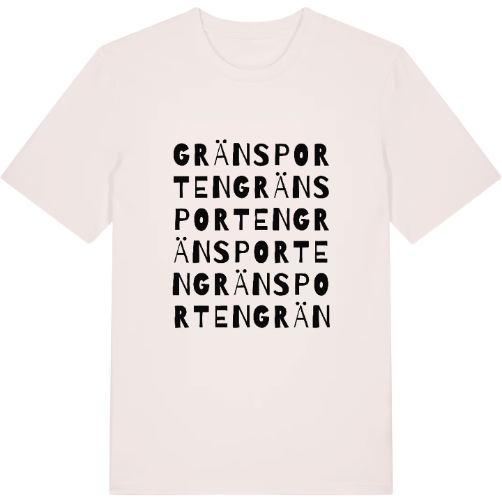Gränsporten ordlek t-shirt – t-shirt från PinShirt
