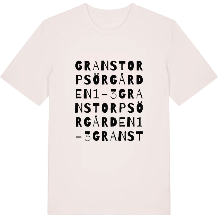 Granstorp Sörgården 1-3 ordlek t-shirt – t-shirt från PinShirt