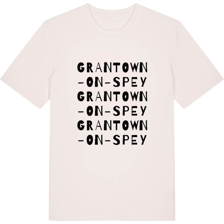 Grantown-on-Spey ordlek t-shirt – t-shirt från PinShirt