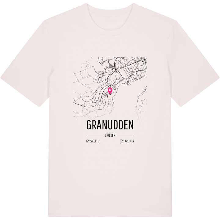 Granudden karta t-shirt – t-shirt från PinShirt