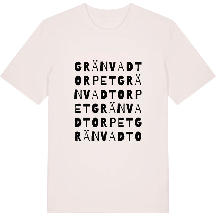 Gränvadtorpet ordlek t-shirt – t-shirt från PinShirt