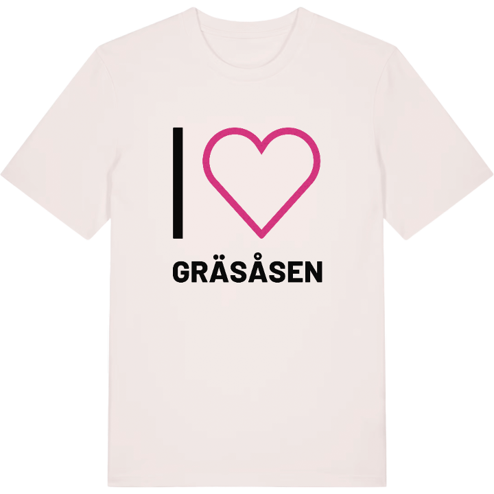 Jag älskar Gräsåsen t-shirt stort tryck – t-shirt från PinShirt