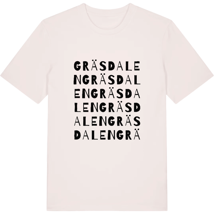 Gräsdalen ordlek t-shirt – t-shirt från PinShirt