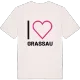 Jag älskar Grassau t-shirt stort tryck