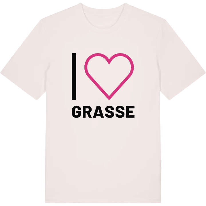Jag älskar Grasse t-shirt stort tryck – t-shirt från PinShirt