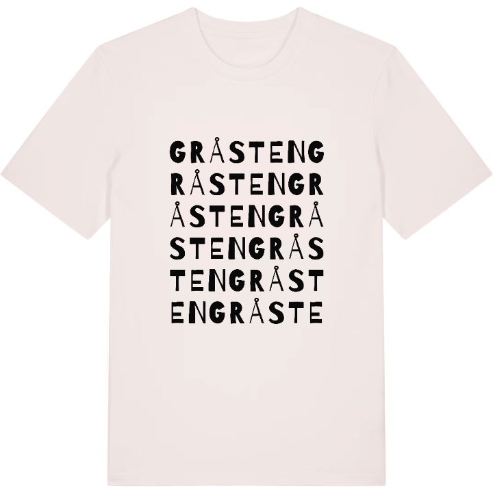 Gråsten ordlek t-shirt – t-shirt från PinShirt