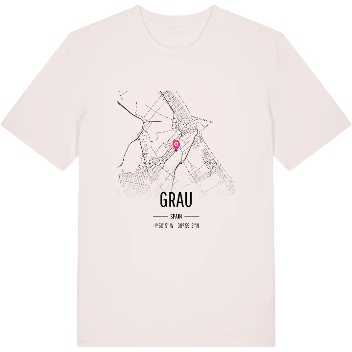 Grau karta t-shirt – t-shirt från PinShirt
