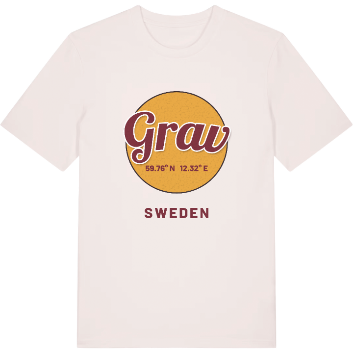 Grav cirkel t-shirt – t-shirt från PinShirt