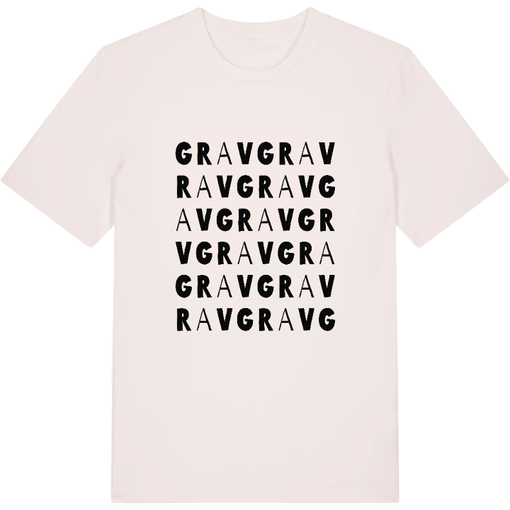 Grav ordlek t-shirt – t-shirt från PinShirt