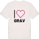 Jag älskar Grav t-shirt stort tryck