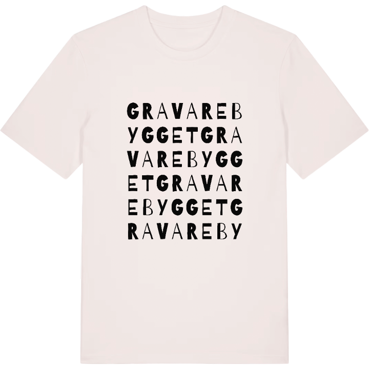 Gravarebygget ordlek t-shirt – t-shirt från PinShirt