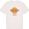 Gravaröd cirkel t-shirt