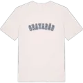 Gravaröd college t-shirt