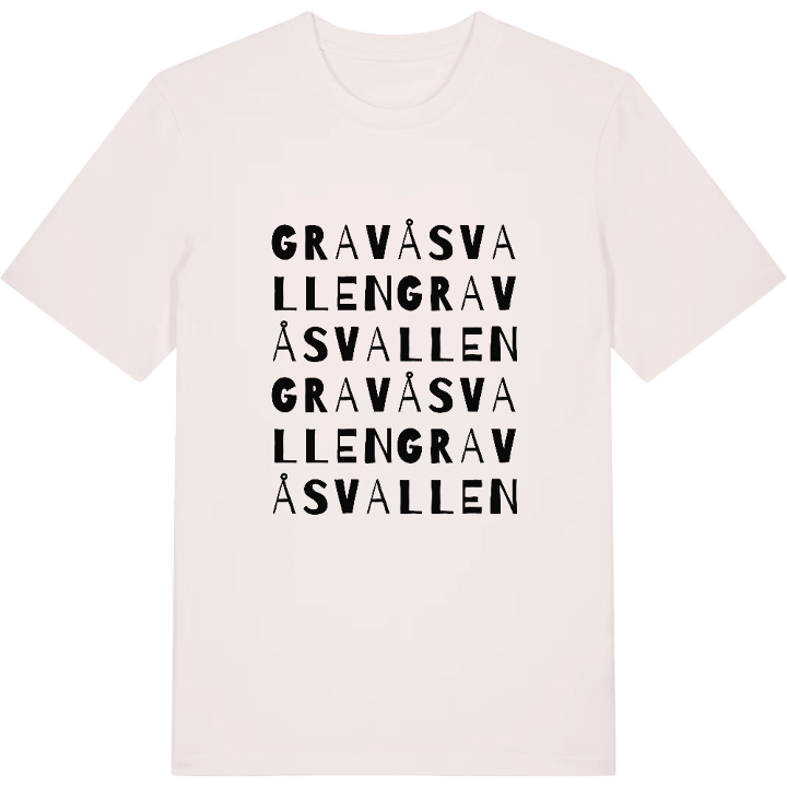 Gravåsvallen ordlek t-shirt – t-shirt från PinShirt