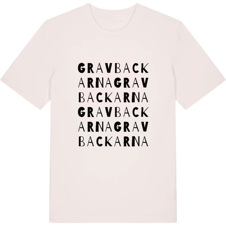 Gravbackarna ordlek t-shirt – t-shirt från PinShirt
