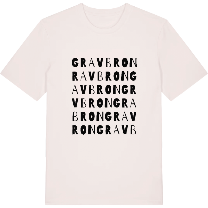 Gravbron ordlek t-shirt – t-shirt från PinShirt