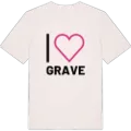 Jag älskar Grave t-shirt stort tryck