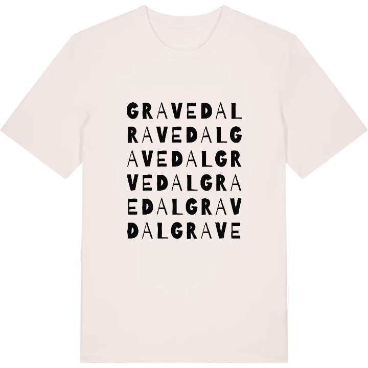 Gravedal ordlek t-shirt – t-shirt från PinShirt