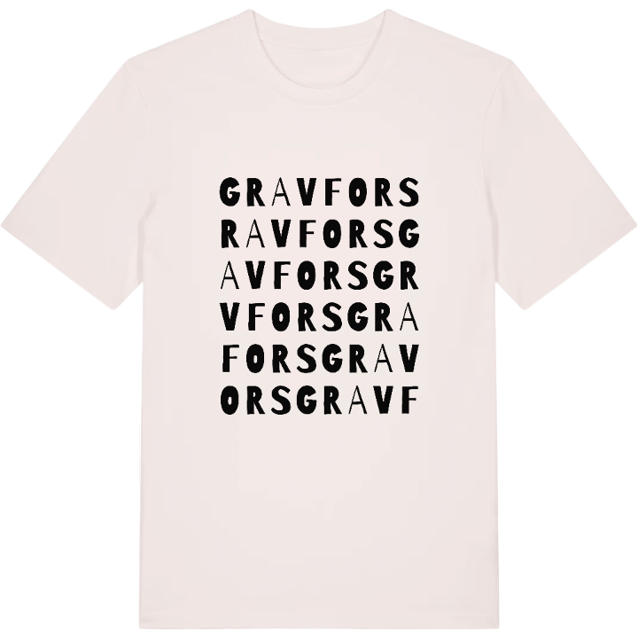 Gravfors ordlek t-shirt – t-shirt från PinShirt