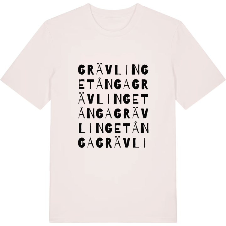 Grävlingetånga ordlek t-shirt – t-shirt från PinShirt