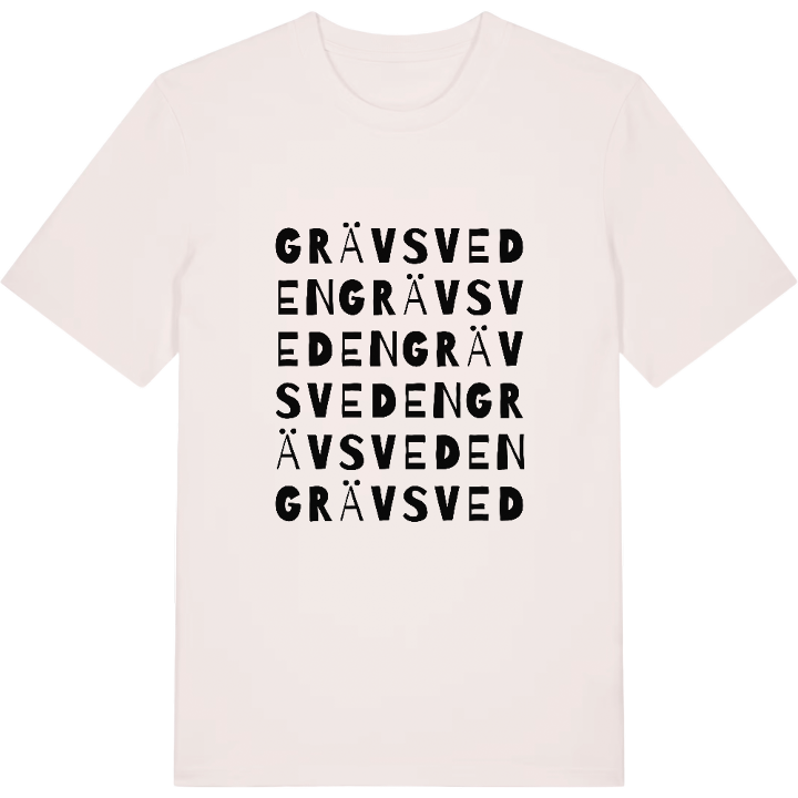Grävsveden ordlek t-shirt – t-shirt från PinShirt