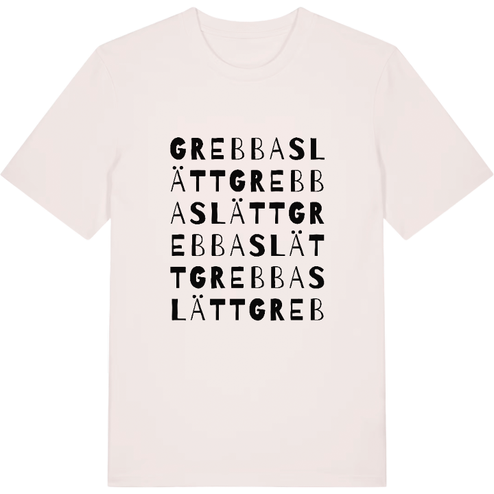 Grebbaslätt ordlek t-shirt – t-shirt från PinShirt