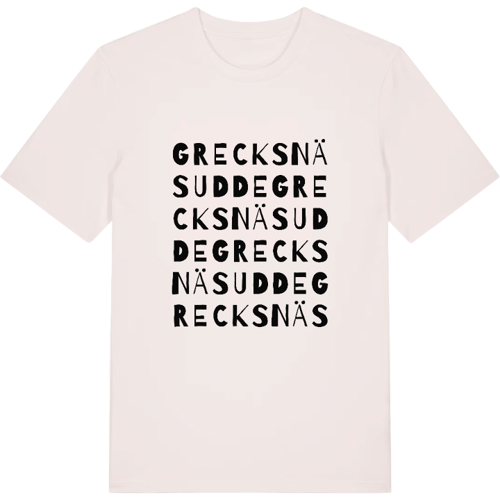Grecksnäs udde ordlek t-shirt – t-shirt från PinShirt