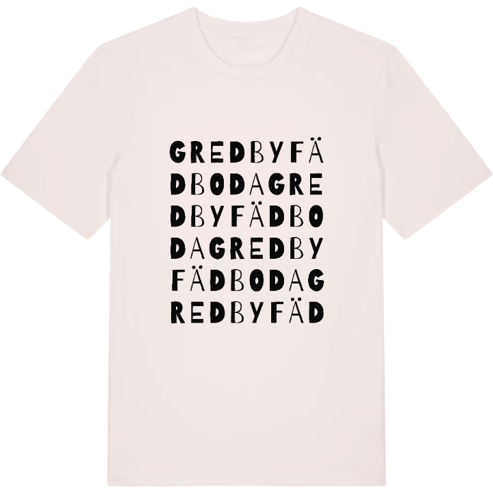 Gredby fädboda ordlek t-shirt – t-shirt från PinShirt