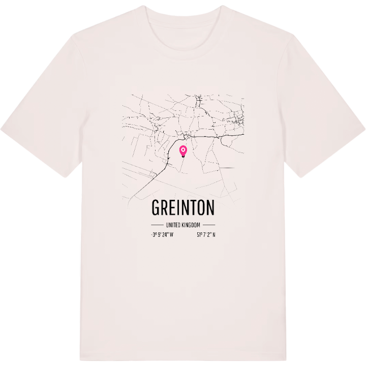 Greinton karta t-shirt – t-shirt från PinShirt