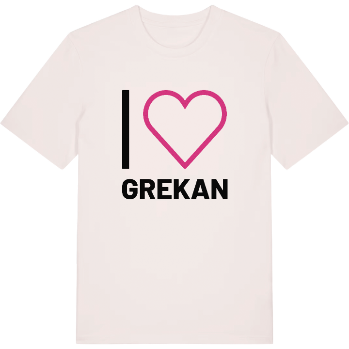 Jag älskar Grekan t-shirt stort tryck – t-shirt från PinShirt