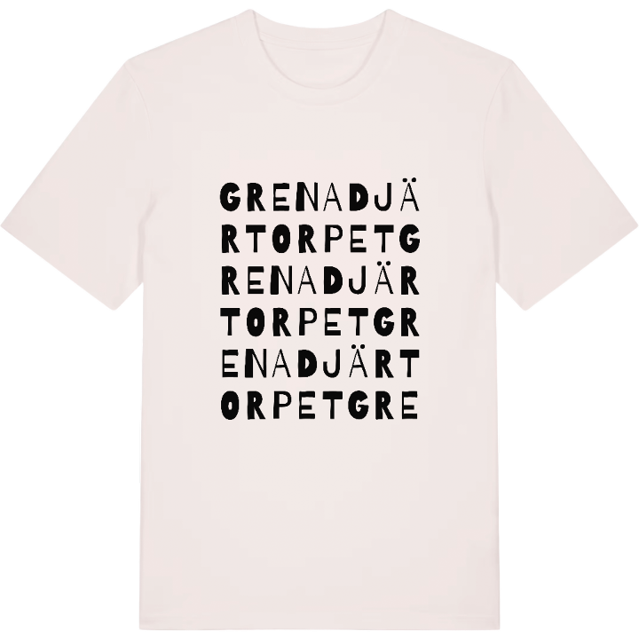 Grenadjärtorpet ordlek t-shirt – t-shirt från PinShirt