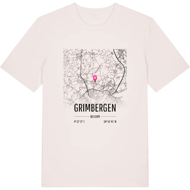 Grimbergen karta t-shirt – t-shirt från PinShirt