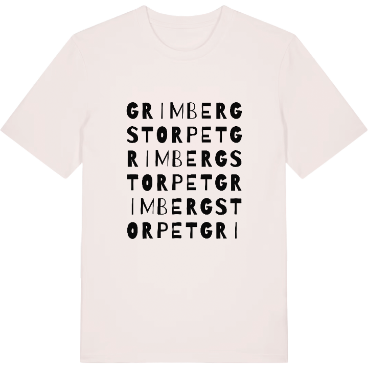 Grimbergstorpet ordlek t-shirt – t-shirt från PinShirt