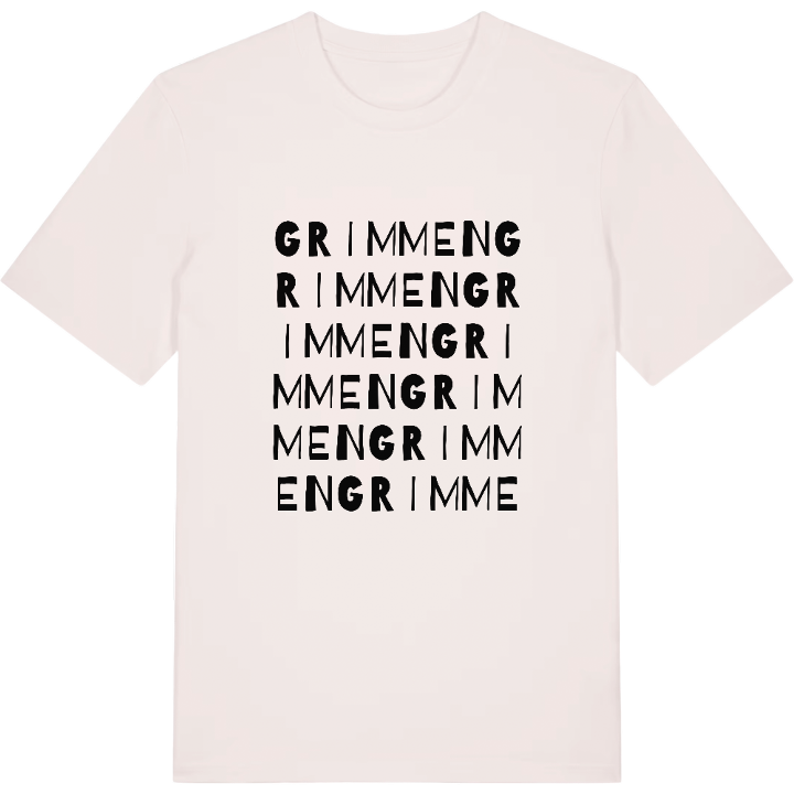 Grimmen ordlek t-shirt – t-shirt från PinShirt