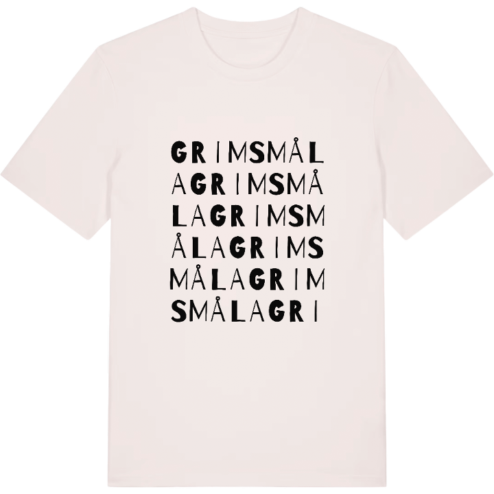Grimsmåla ordlek t-shirt – t-shirt från PinShirt