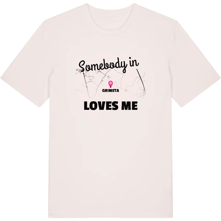 Någon i Grimsta älskar mig t-shirt – t-shirt från PinShirt