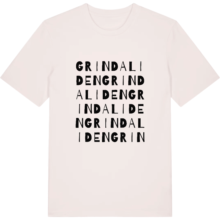 Grindaliden ordlek t-shirt – t-shirt från PinShirt