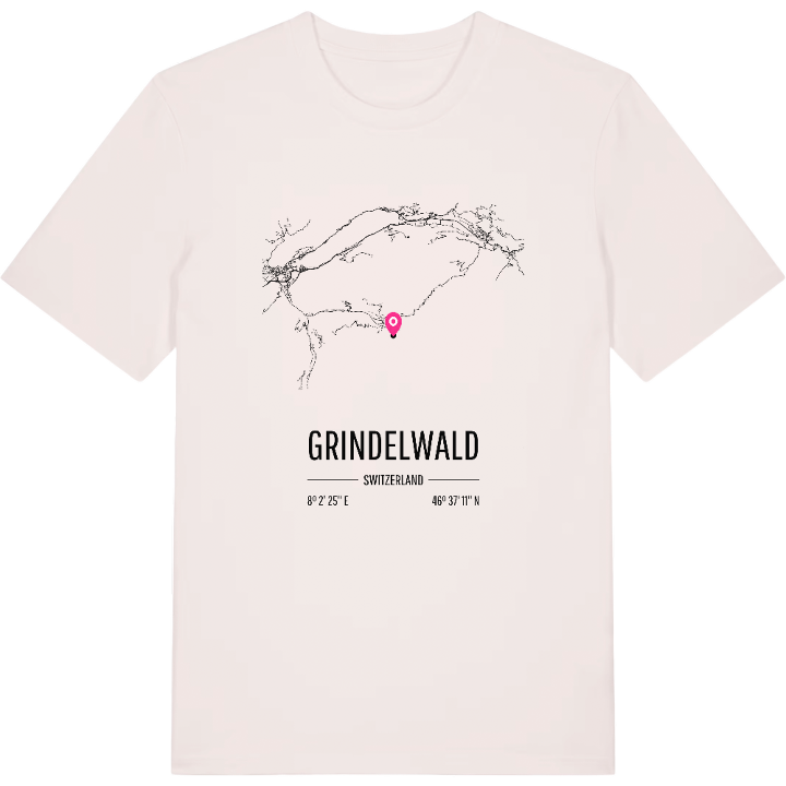 Grindelwald karta t-shirt – t-shirt från PinShirt