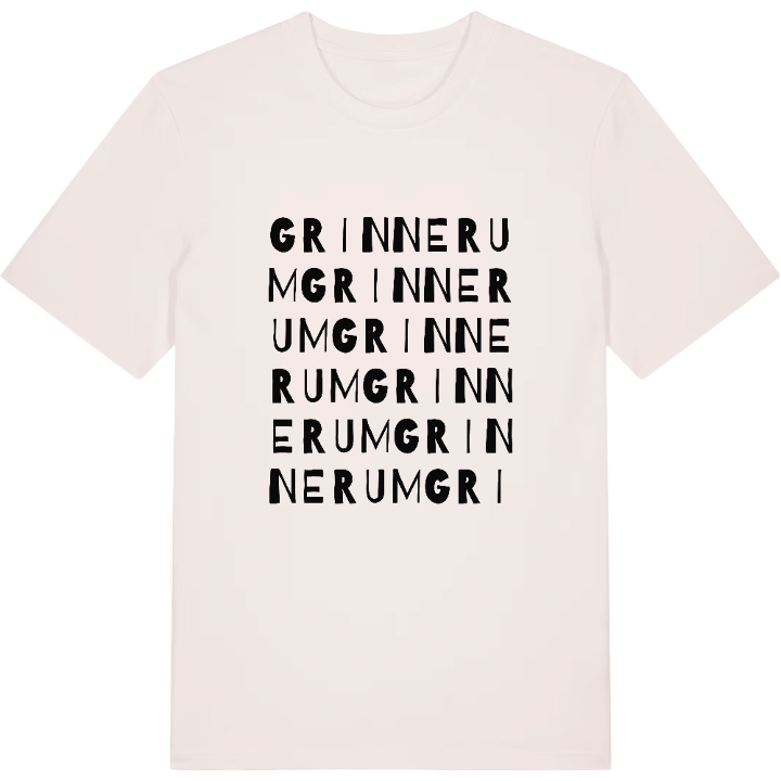 Grinnerum ordlek t-shirt – t-shirt från PinShirt