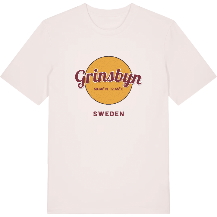 Grinsbyn cirkel t-shirt – t-shirt från PinShirt