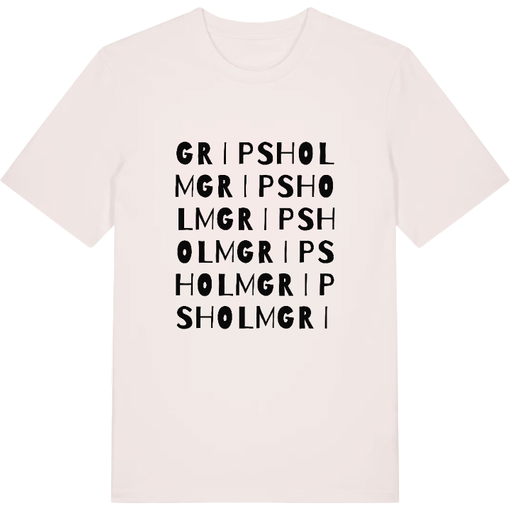 Gripsholm ordlek t-shirt – t-shirt från PinShirt