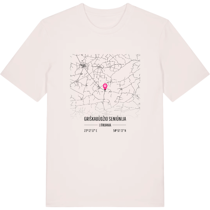 Griškabūdžio seniūnija karta t-shirt – t-shirt från PinShirt