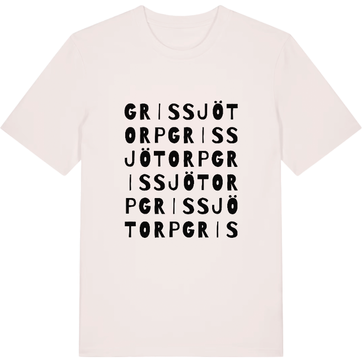 Grissjötorp ordlek t-shirt – t-shirt från PinShirt