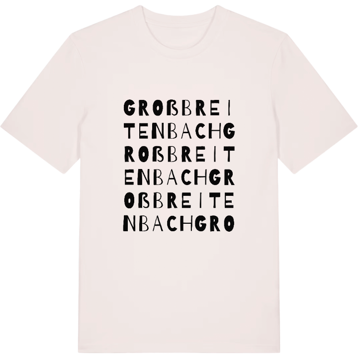 Großbreitenbach ordlek t-shirt – t-shirt från PinShirt