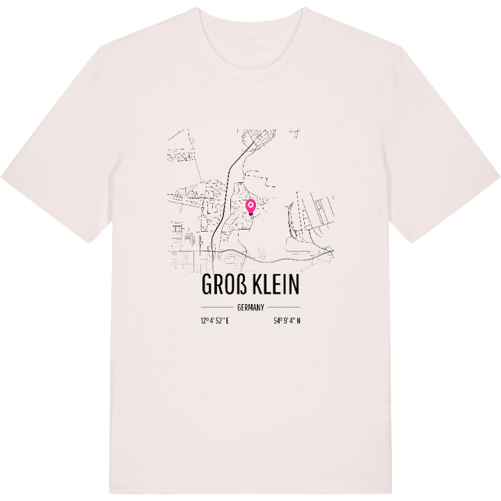 Groß Klein karta t-shirt – t-shirt från PinShirt