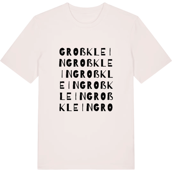 Groß Klein ordlek t-shirt – t-shirt från PinShirt