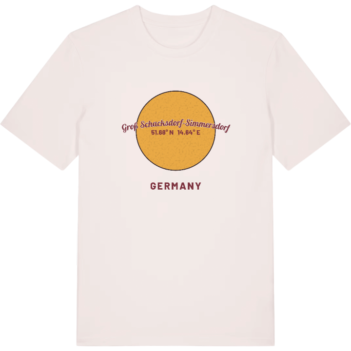 Groß Schacksdorf-Simmersdorf cirkel t-shirt – t-shirt från PinShirt