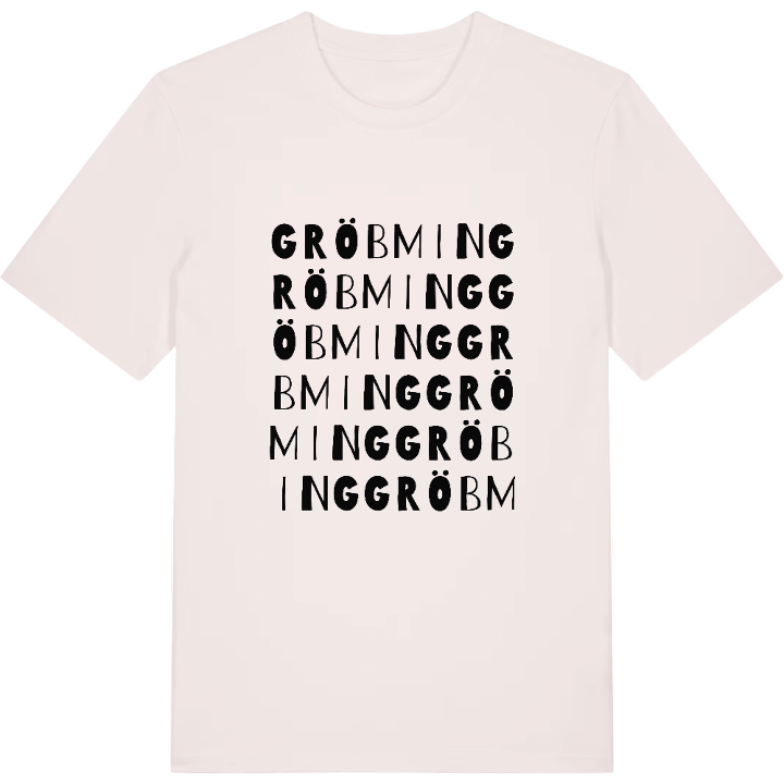 Gröbming ordlek t-shirt – t-shirt från PinShirt