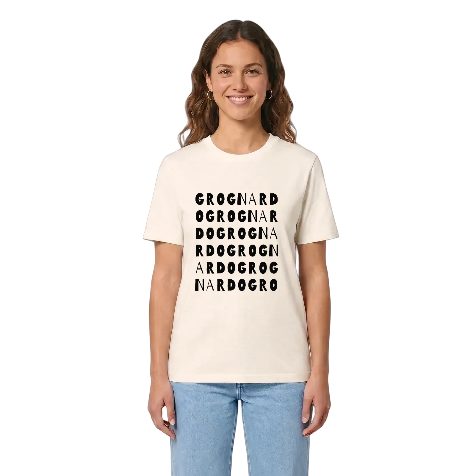 Grognardo ordlek t-shirt – Vintage White, i miljö